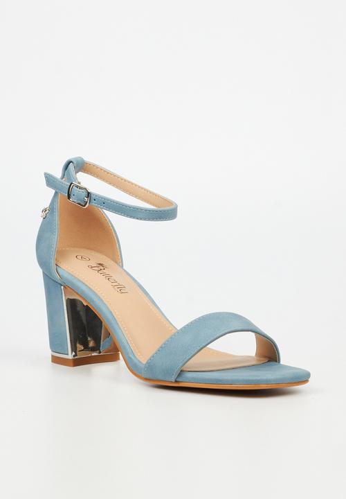 Butterfly Feet - Shana 1 block heel - blue