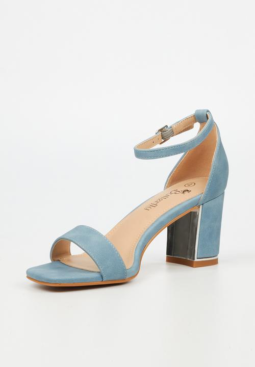 Butterfly Feet - Shana 1 block heel - blue