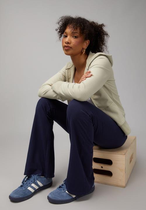Factorie - Flare pull on pant - navy blazer