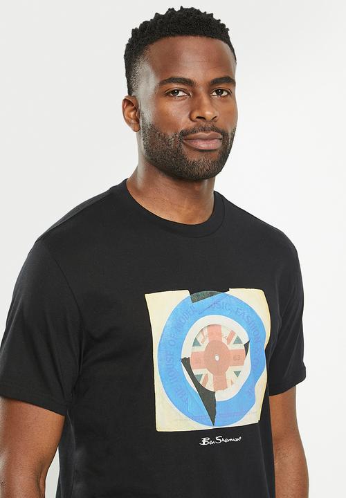 Ben Sherman - 45 Record target tee-shirt - black