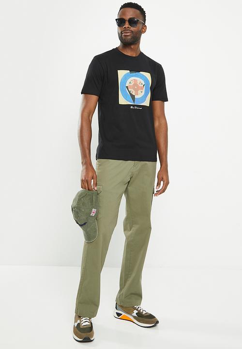 Ben Sherman - 45 Record target tee-shirt - black