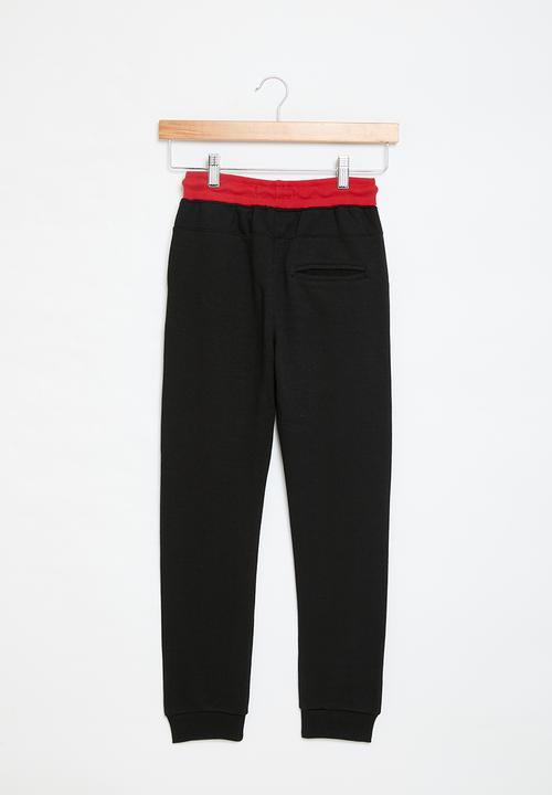 MINOTI - Fleece jogger - black 