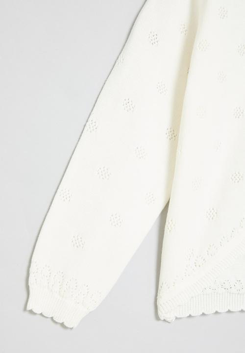 Pop Candy - Girls cardigan - white