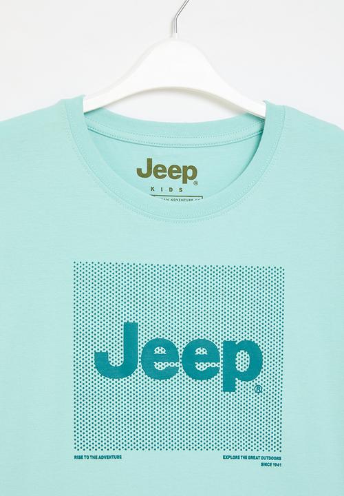 JEEP - Boys T-shirt - sea glass