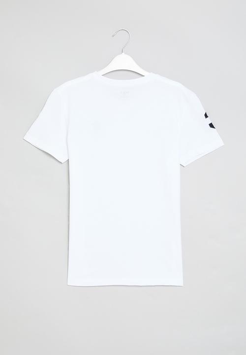 POLO - Boys james v neck tee - white