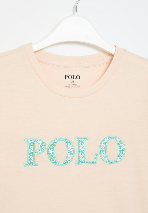POLO - Girls jordan printed tee - blush