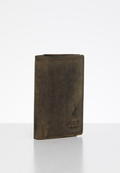 POLO - Hamada trifold wallet - brown