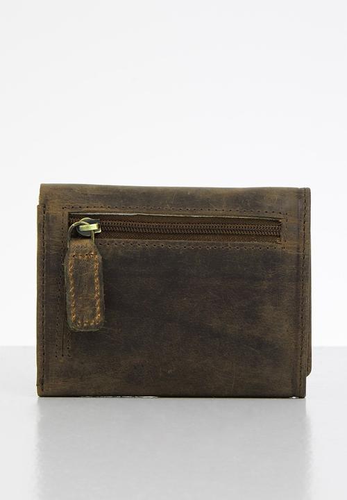 POLO - Hamada trifold wallet - brown