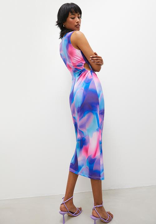 Superbalist - Sleeveless knit dress with cutout - multi 