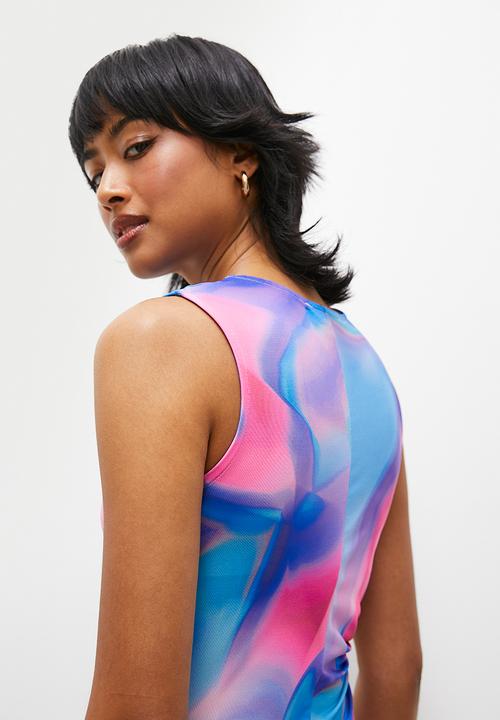 Superbalist - Sleeveless knit dress with cutout - multi 