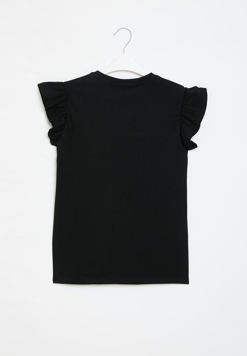 POLO - Girls chelsea printed tee - black