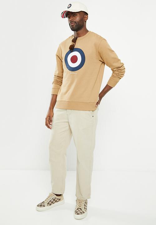 Ben Sherman - Target crew sweater - sand 