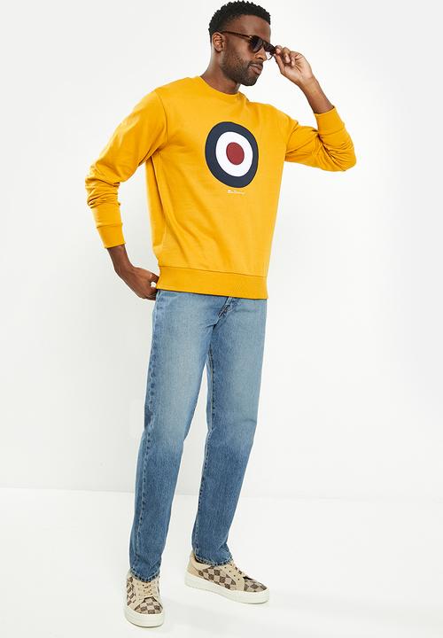 Ben Sherman - Target crew sweater - dijon mustard