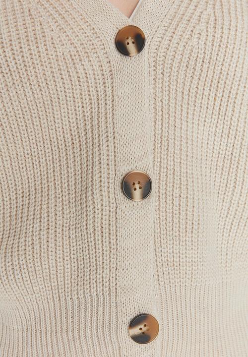 Trendyol - Basic regular cardigan - stone