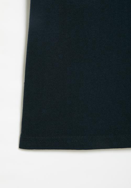POLO - Boys owen cust & sew crested tee - navy