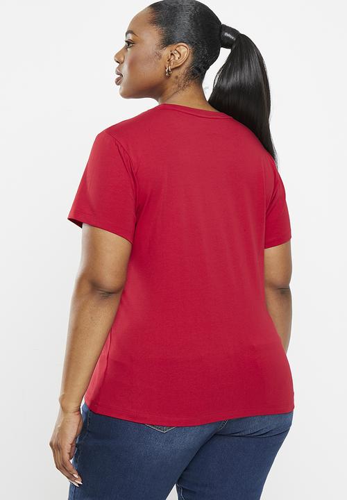 POLO - Plus allie tee - red