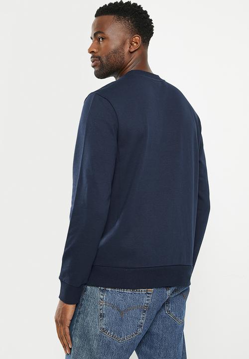 Ben Sherman - Stripe crew sweater - navy 