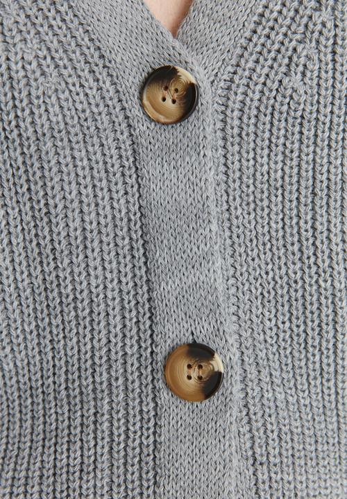 Trendyol - Basic regular cardigan - grey
