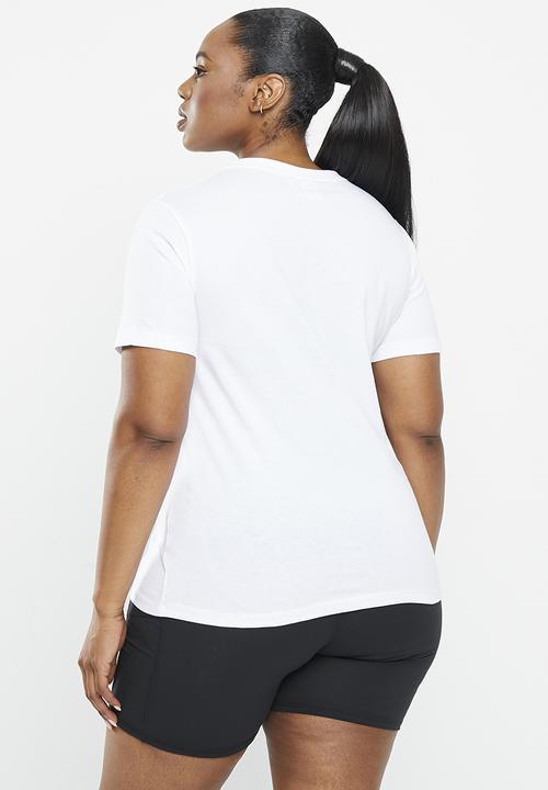 adidas Originals - Plus trefoil t w - white