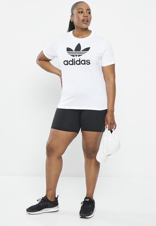 adidas Originals - Plus trefoil t w - white