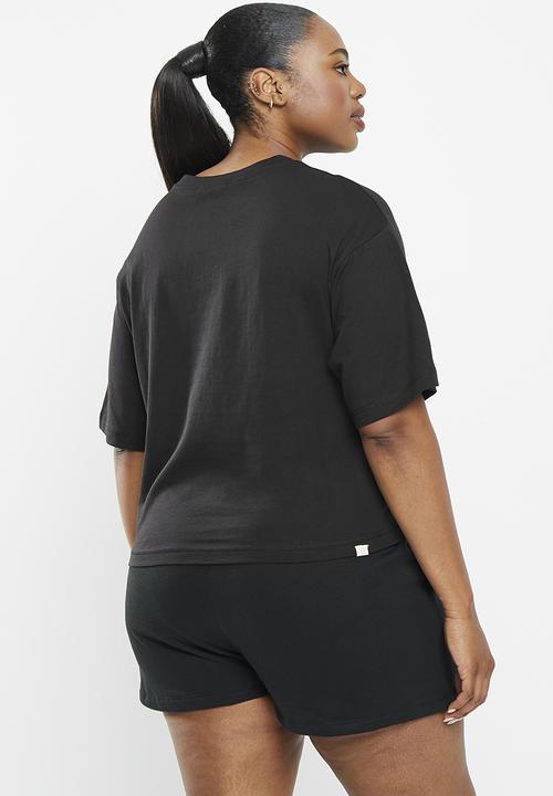 PUMA - Plus better sportswear tee - puma black
