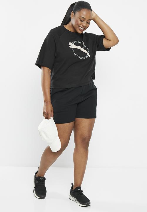 PUMA - Plus better sportswear tee - puma black