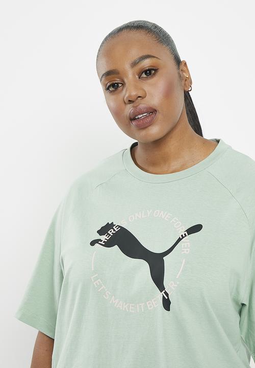 PUMA - Plus better sportswear tee - green fog