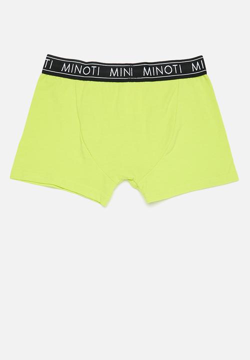 MINOTI - Boys camo green 3pk boxers - multi