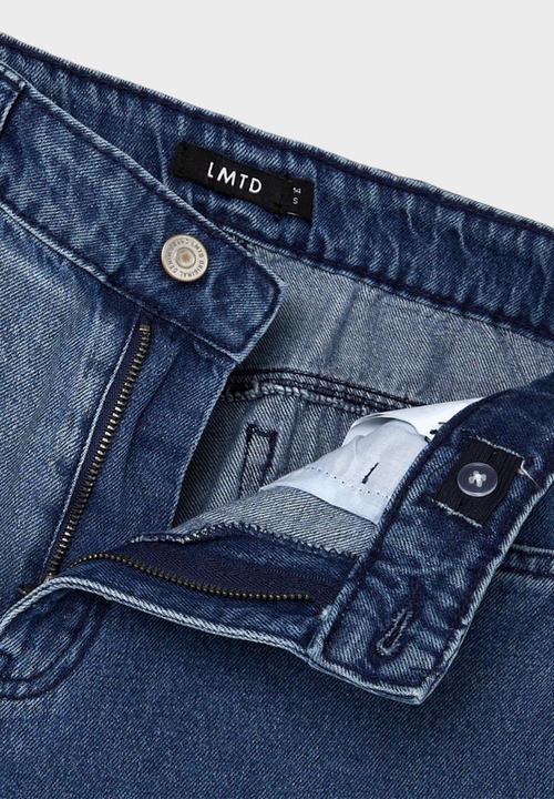 Name It - Nlfizzablock l dnm hw wide pant - light blue denim