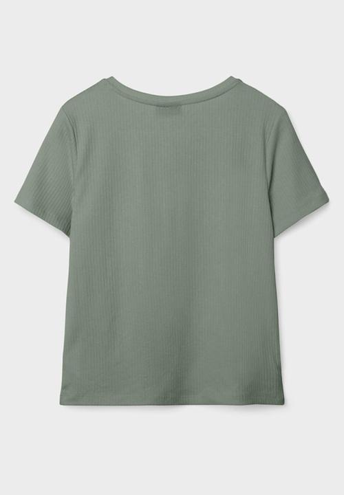 Name It - Nlfnunnes short sleeve short r top - shadow