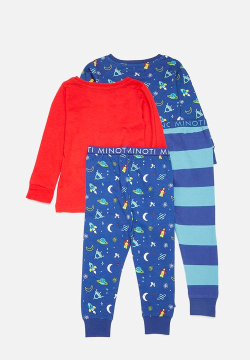 MINOTI - Boys 2 pack space pyjama sets - multi