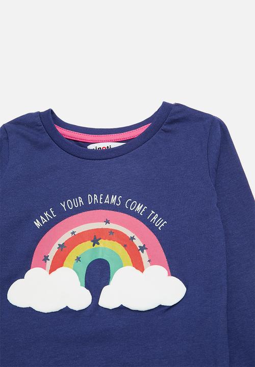 MINOTI - Girls 2 pack rainbows pyjama set - multi