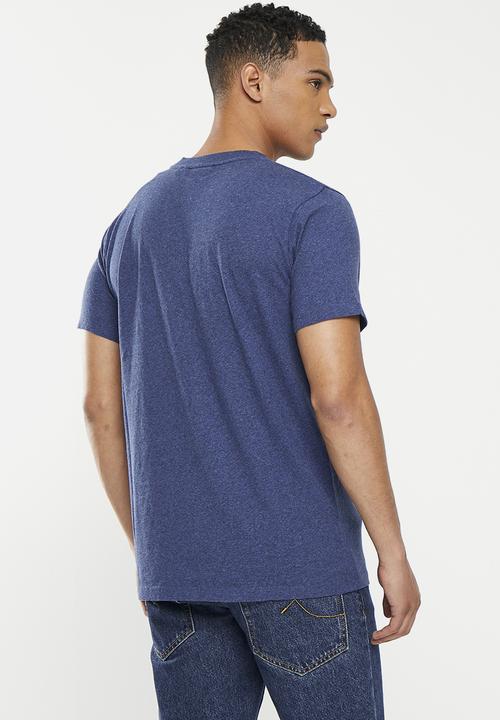 Superdry. - Vintage cooper class embs tee - bright blue marl
