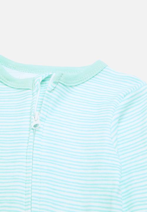 MINOTI - Stripe romper - mint  