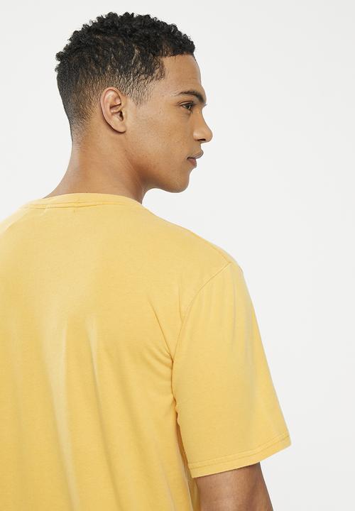 Superdry. - Vintage mark tee - nugget gold