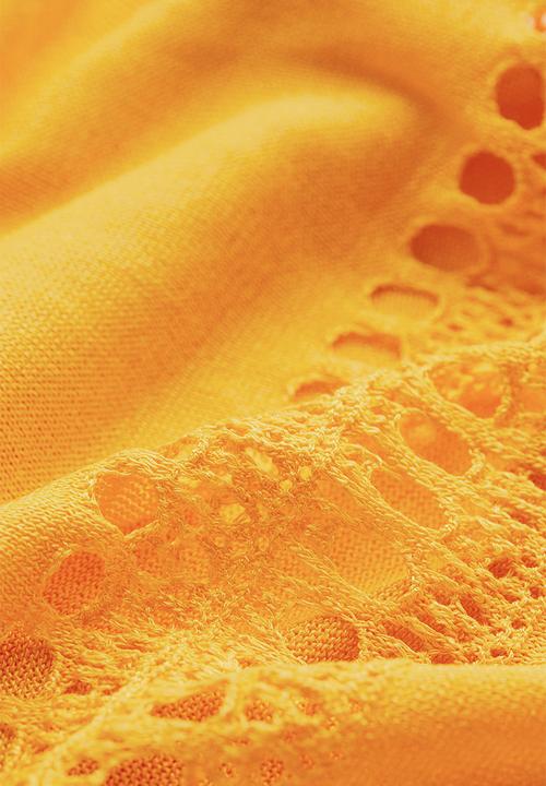 H&M - Fine-knit dress - yellow