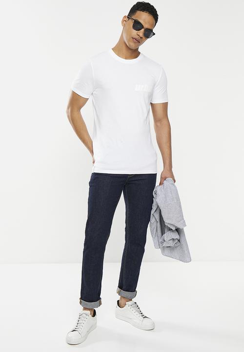 urban° - Mens urban short sleeve Tee - bright white