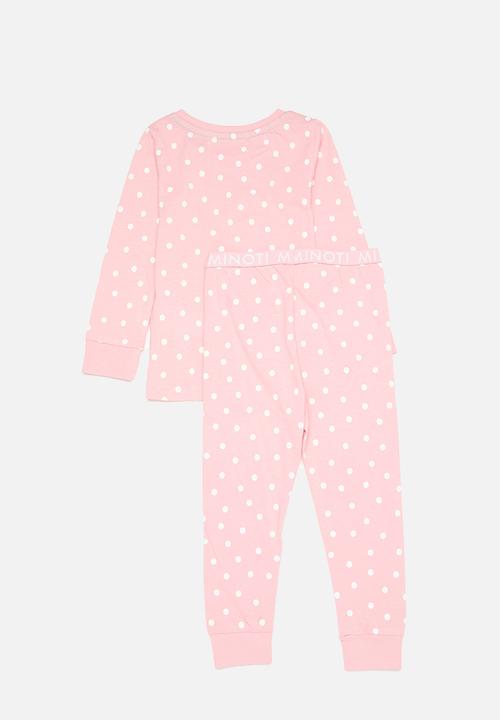 MINOTI - Girls 2 pack puurfect pyjama set - pink 