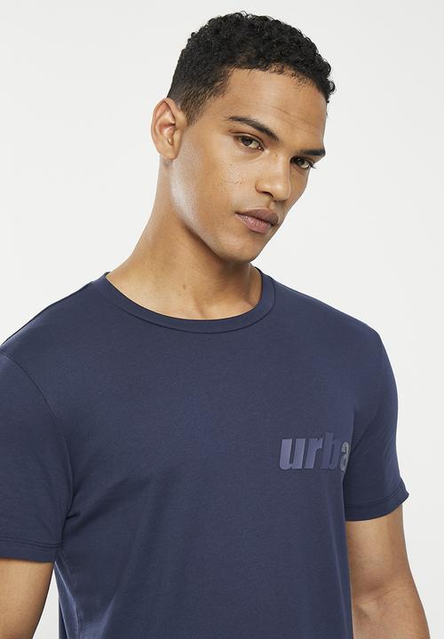 urban° - Mens urban short sleeve Tee - black iris