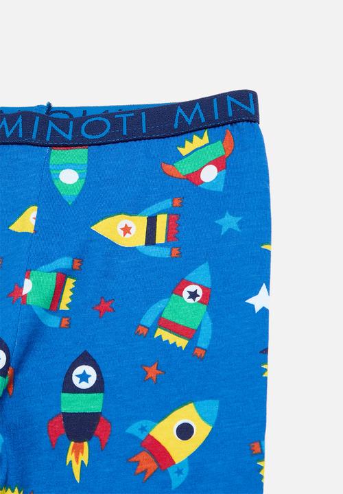MINOTI - Boys 2 pack rockets pyjama set - multi