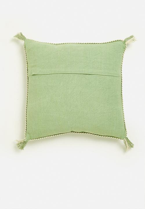 H&S - Atlas cushion -green