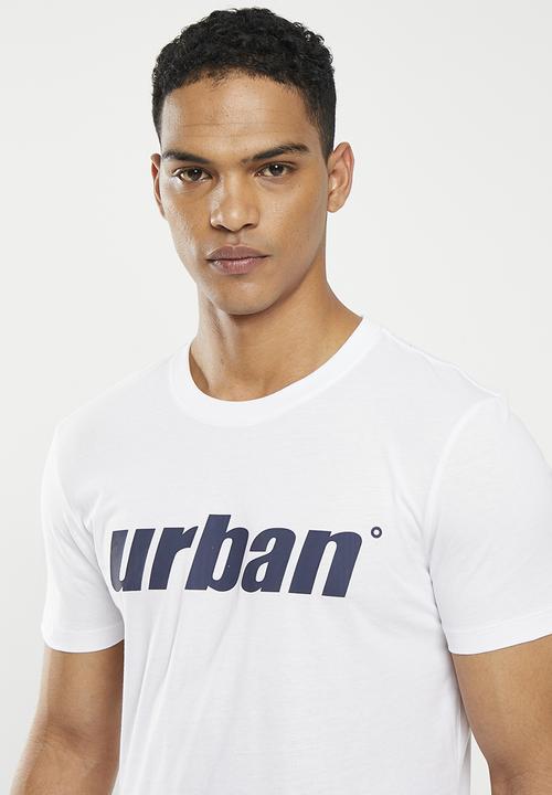 urban° - Mens urban short sleeve Tee - bright white