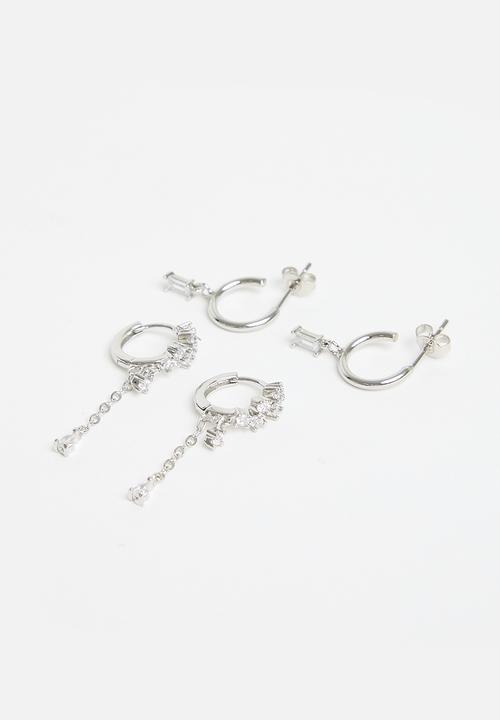 Superbalist - Becca earring pack - silver