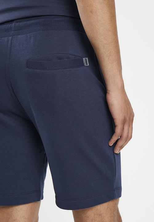 urban° - Mens urban core terry fleece short - black iris