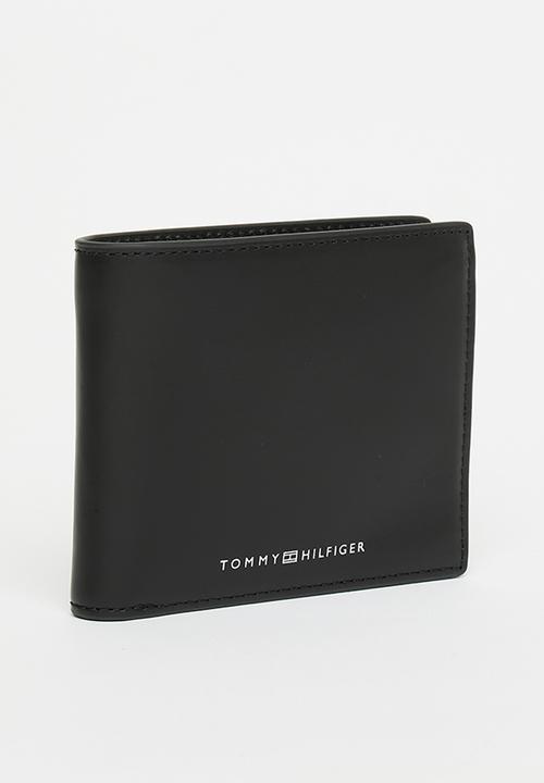 Tommy Hilfiger - TH modern leather cc and coin - black