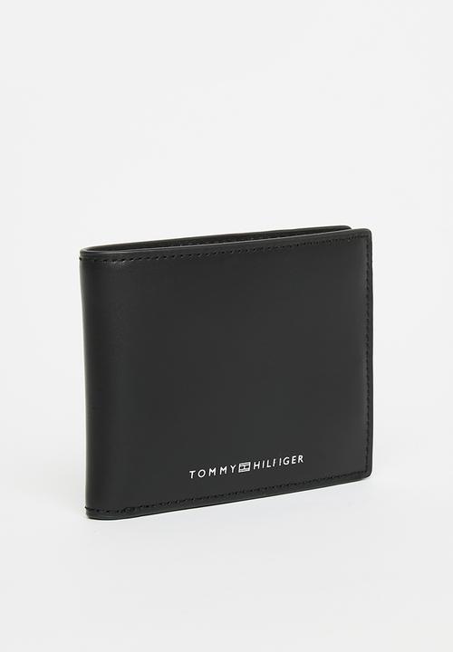 Tommy Hilfiger - TH modern leather mini cc wallet - black