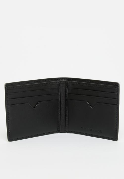 Tommy Hilfiger - TH modern leather mini cc wallet - black