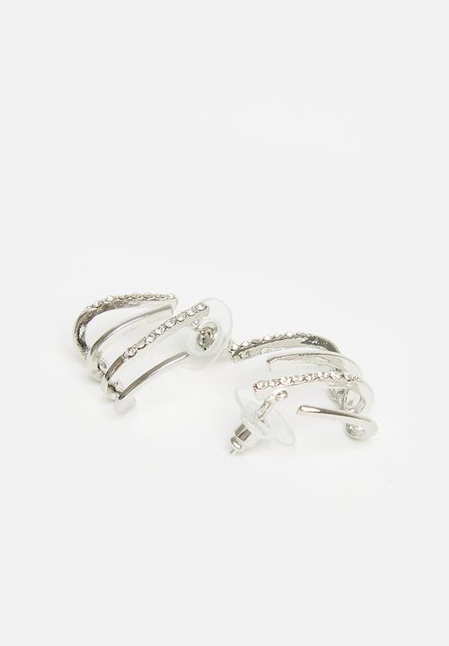 Superbalist - Faithe hoop earrings - silver