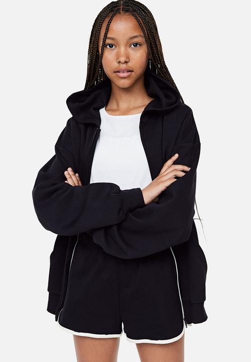 H&M - Cotton sweatshorts - black