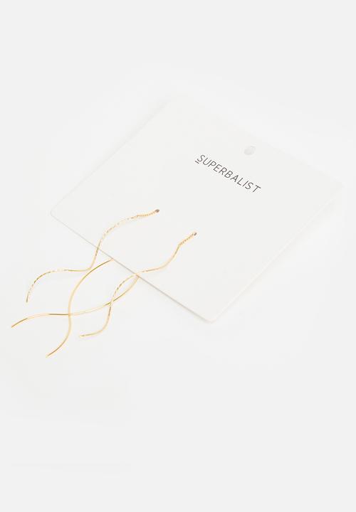 Superbalist - Spiral stud earrings - gold